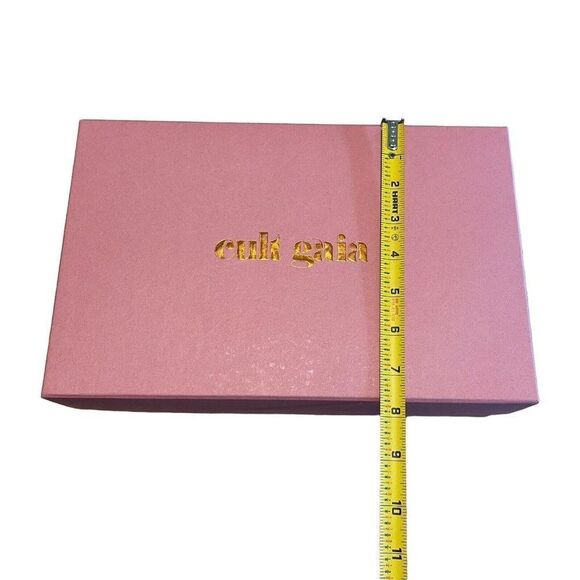 Cult Gaia Pink Empty Shoe Box 12x7.5x4” Gift Storage Tissue Paper Purse Set - Picture 6 of 8